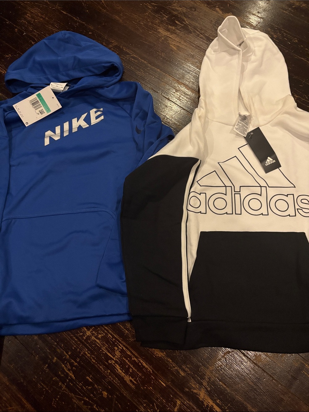 2 Brand New size 14/16 Boys Nike & Adidas Hoodies